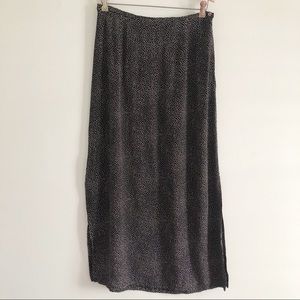 JOHN PAUL RICHARD Polka Dot Maxi Skirt L